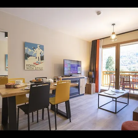 3 Pieces 6 Pers Famille Vue Montagne Samoens
